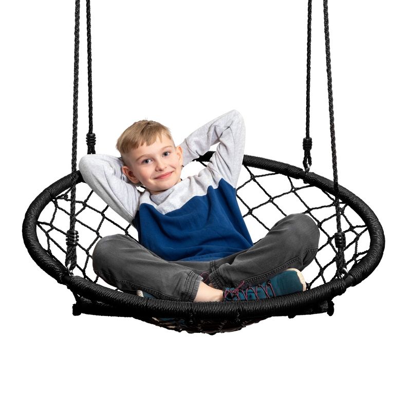 JumpOff Jo Little Jo's Web Chair Swing, Black