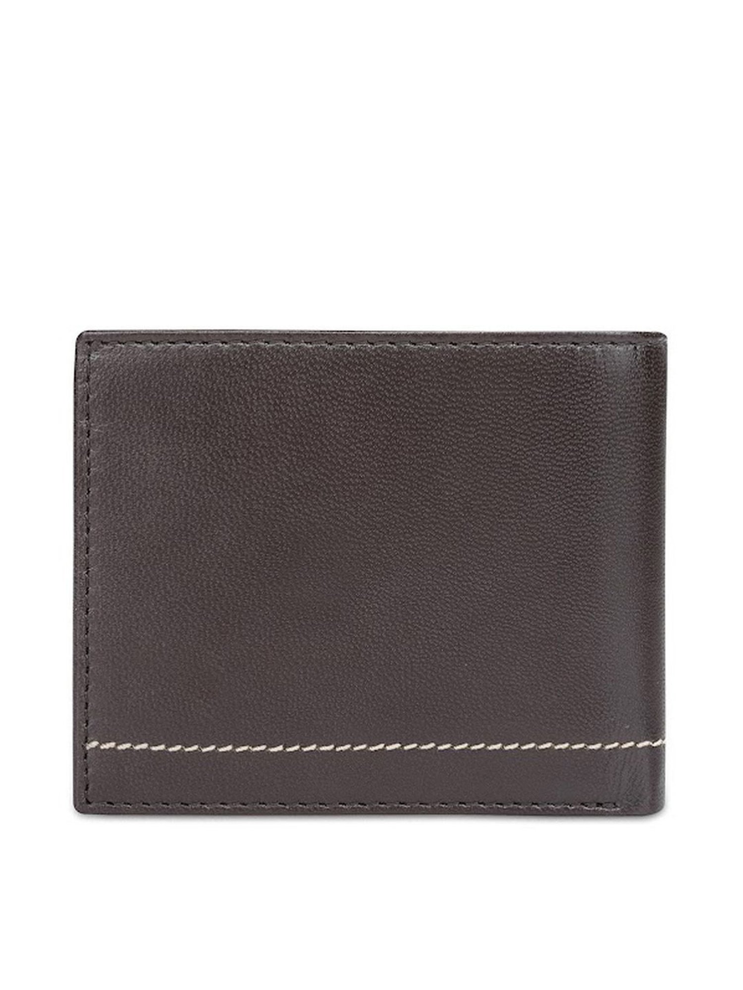United Colors of Benetton Benito Brown Leather Solid Bi-Fold Wallet