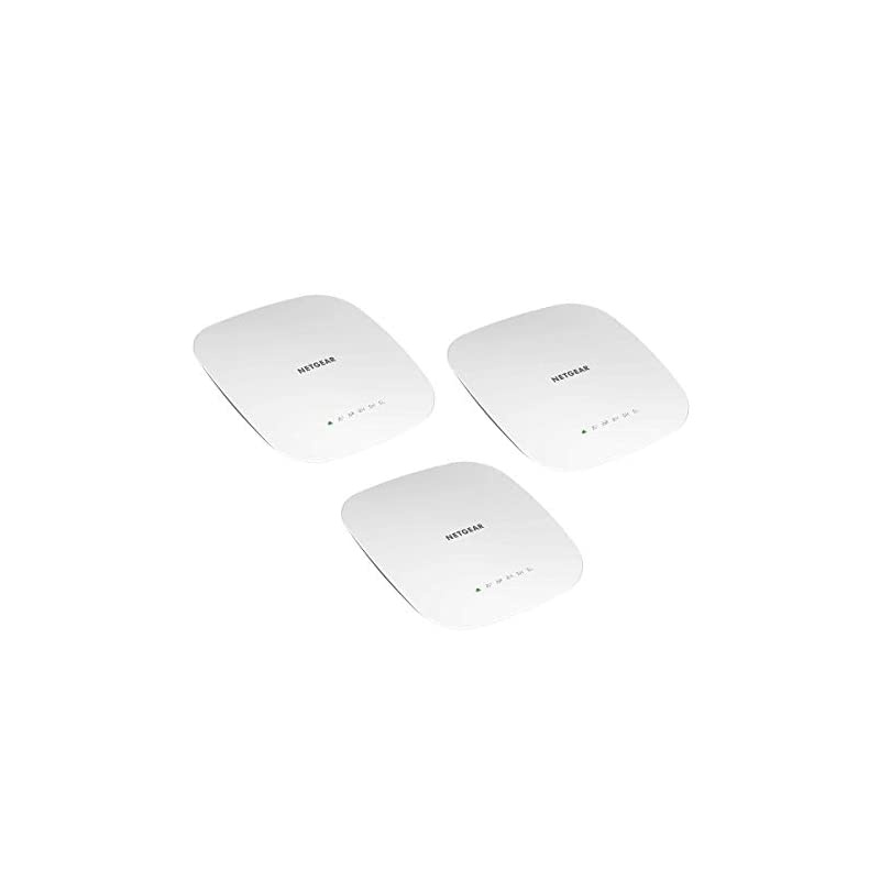 Wireless Access Point (WAC540B03) - Tri-Band AC3000 WiFi Speed | Up to 600 Clients | 1 x 1G Ethernet LAN Port | MU-MIMO | Insight Remote Management | PoE+ or Optional Power Adapter | 3-pack