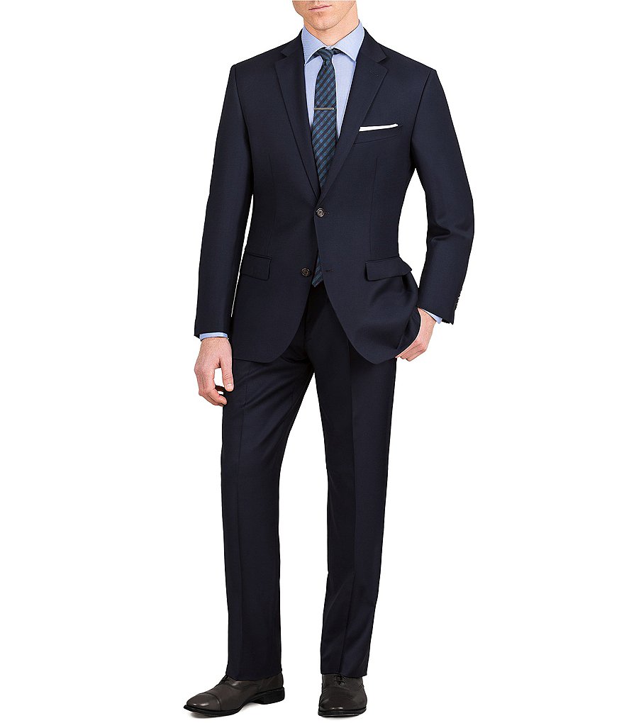 Murano Slim-Fit Solid Single-Breasted Wool Suit