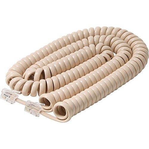 25FT Handset Cord Ivory Premium Retail Blister Pack