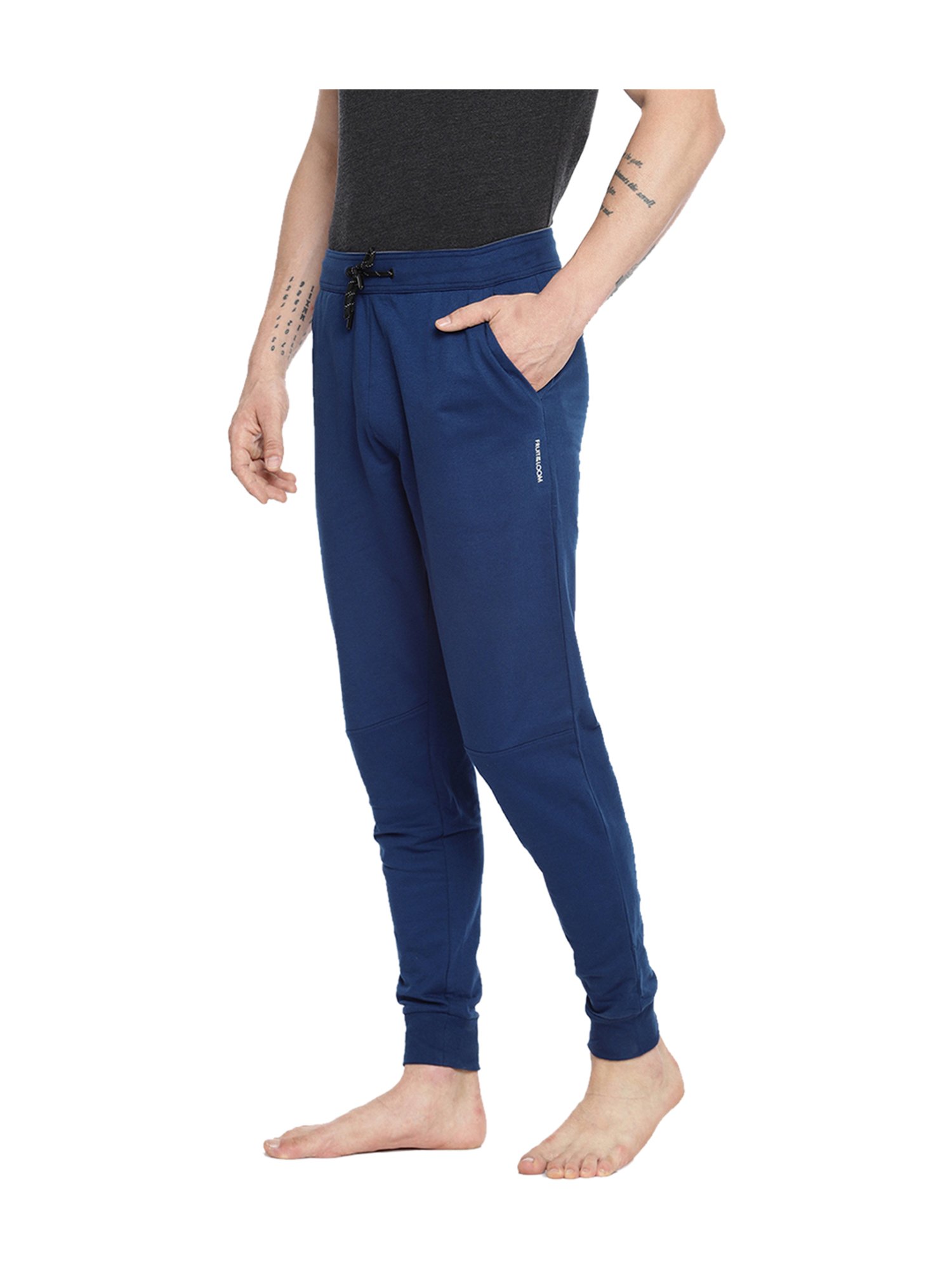 Fruit of the Loom Dark Blue Mid Rise Joggers
