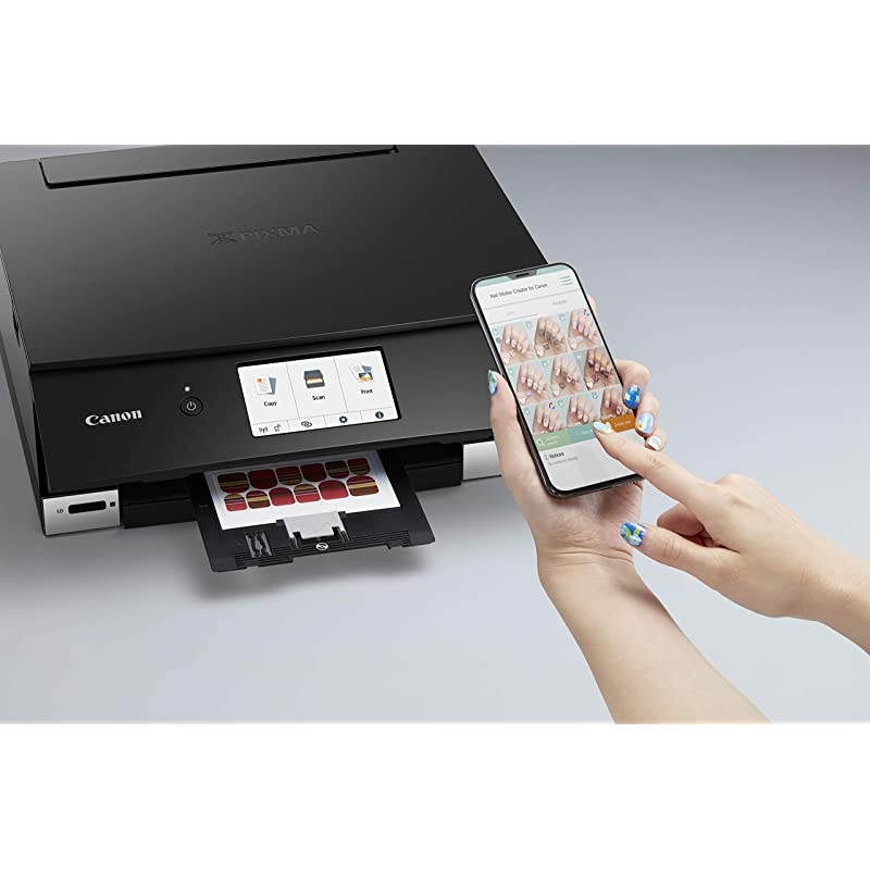 TS8320 All In One Wireless Color Printer For Home | Copier | Scanner | Inkjet Printer | With Mobile Printing, Black,  Dash Replenishment Ready