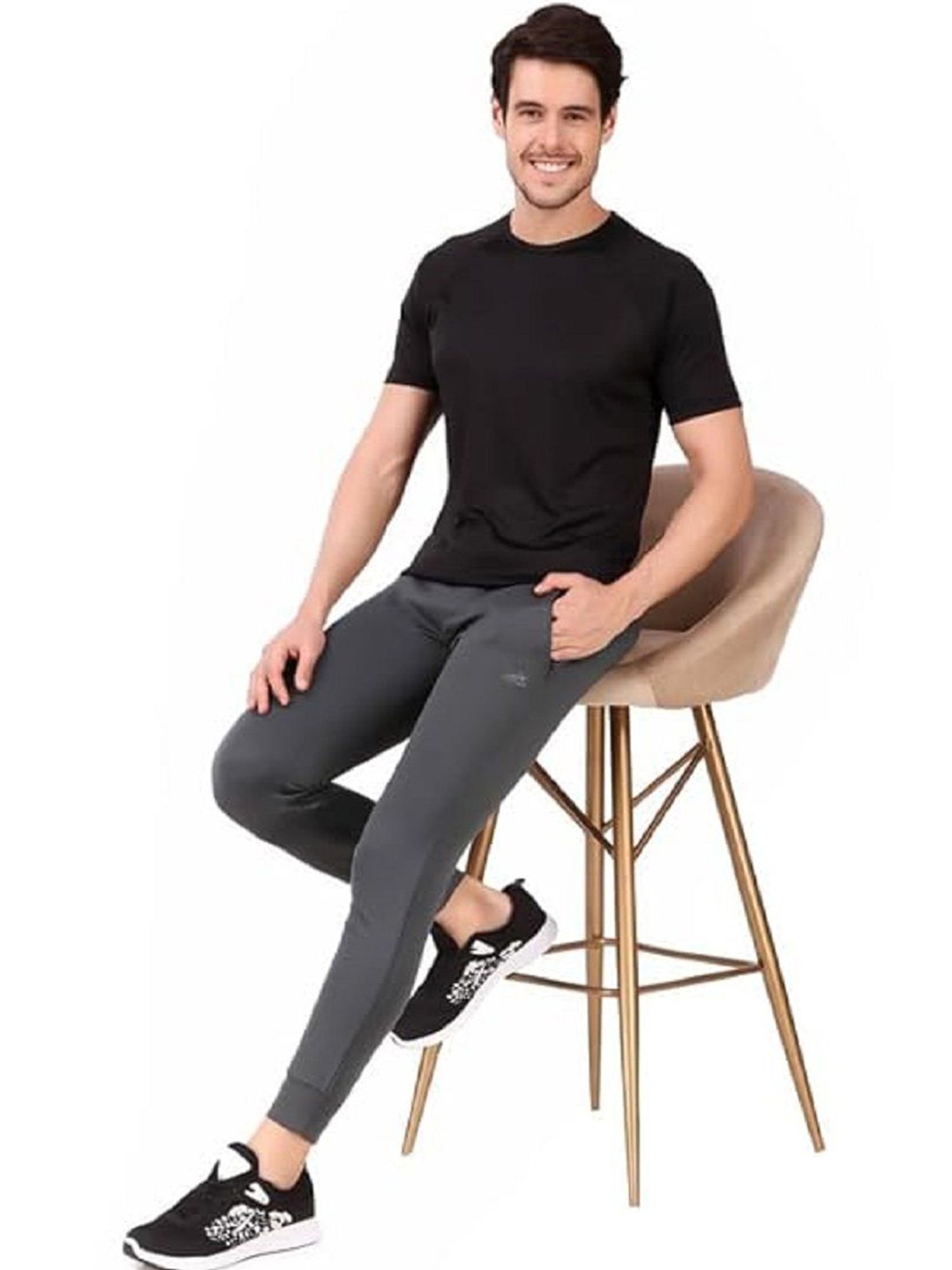 Vector X Black Regular Fit T-Shirt