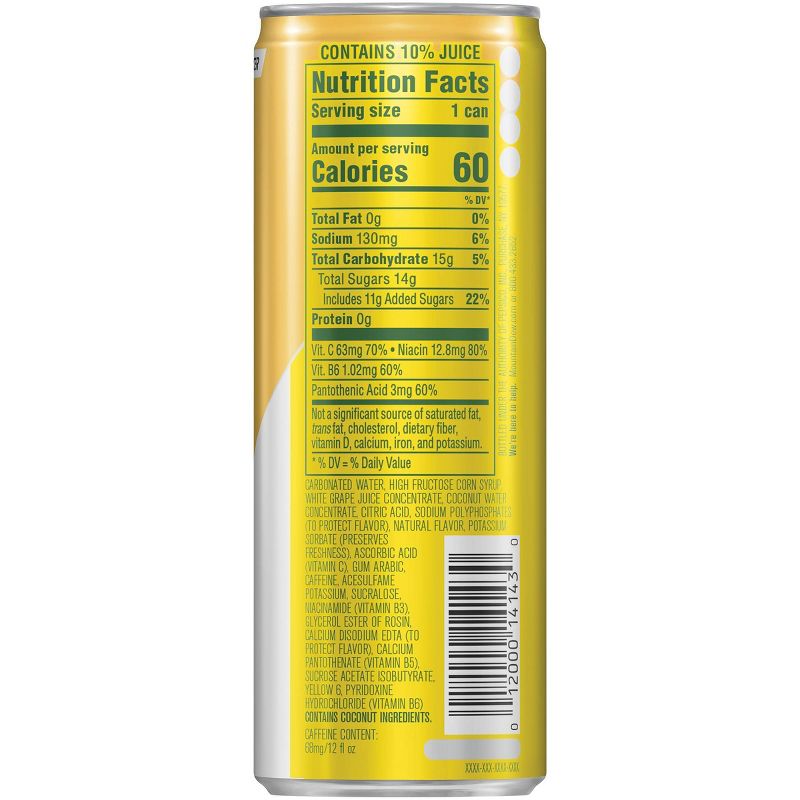 Mountain Dew Kickstart Pineapple Orange Mango - 12 fl oz Can