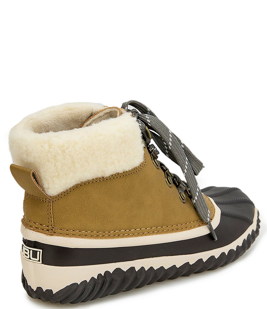 JBU by Jambu Alison Waterproof Faux Fur Lined Lace-Up Booties