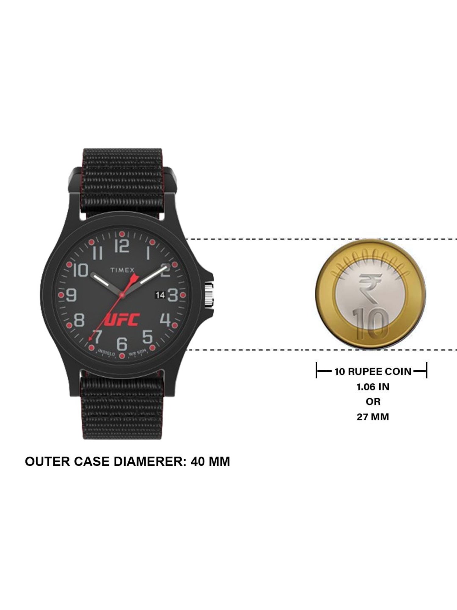 Timex TW2V550000D UFC Street Analog Watch for Men