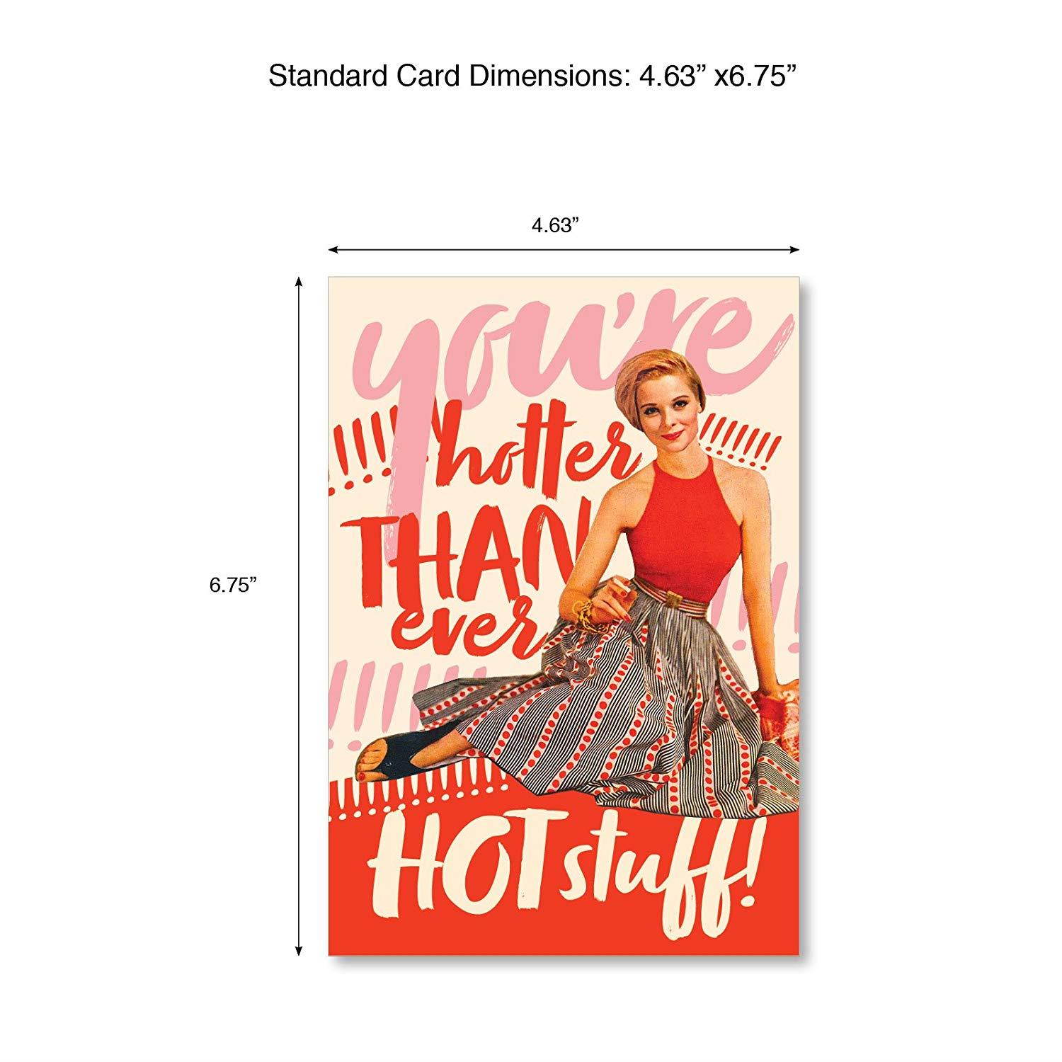 O+D Power Girls': 10 Assorted All Occasions Card Presenting a Gorgeous Women with Inspirational Sayings, with Envelopes (10 Designs, 1 Card Per Design). AC6682OCB-B1x10