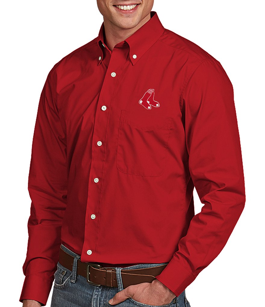 Antigua MLB Dynasty Long-Sleeve Woven Shirt