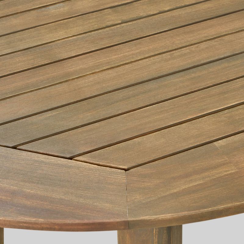 Casa 7pc Acacia Dining Set - Gray/Dark Gray Cushions - Christopher Knight Home