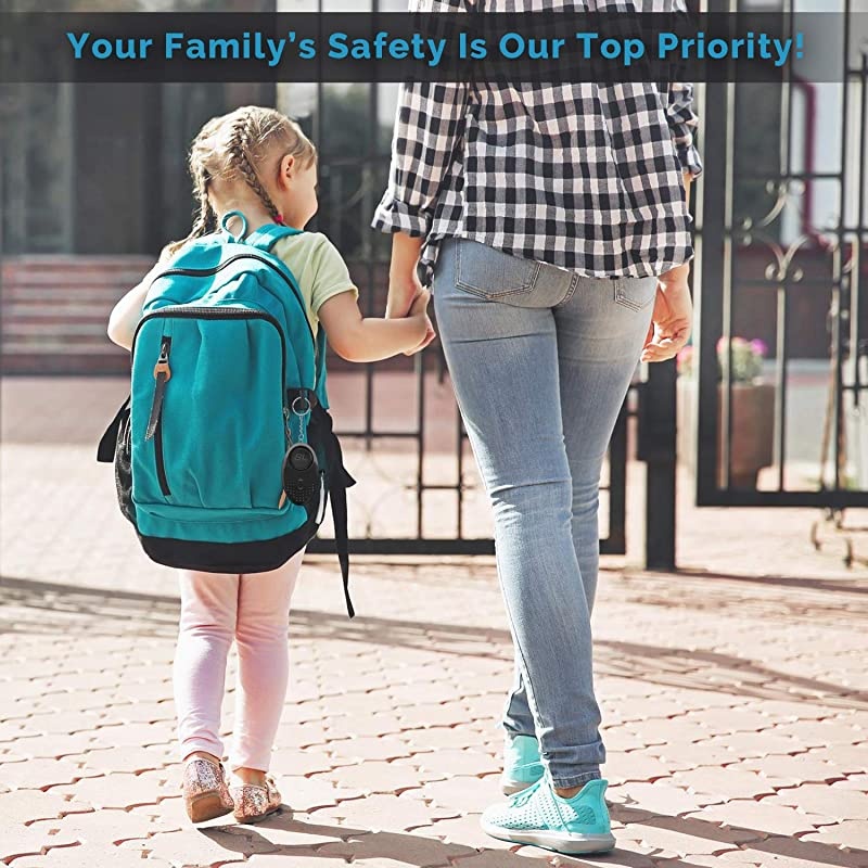 Personal Alarm Siren Song 130dB Safesound Personal Alarms for Women Keychain with LED Light Emergency Self Defense for Kids and Elderly Security Safe Sound Whistle Safety Siren