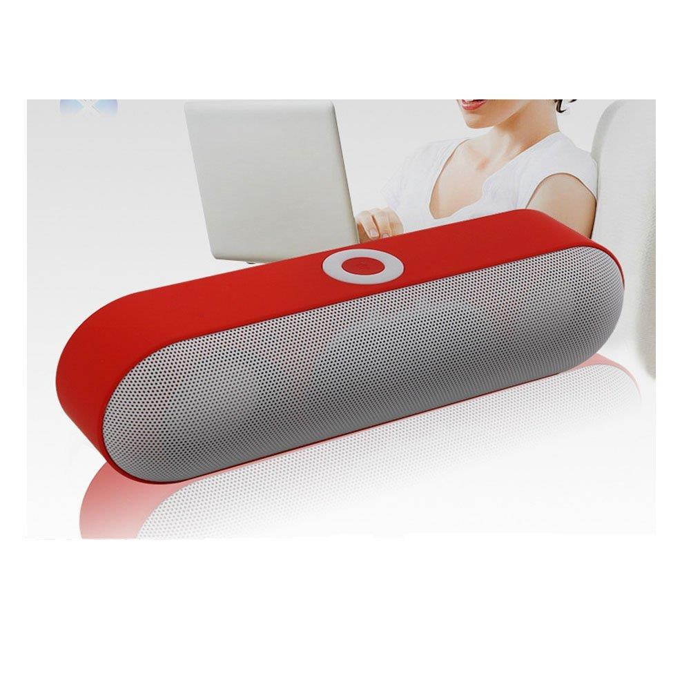 EIGIIS Waterproof Bluetooth Portable Wireless Speaker Build-in Microphone Pill (Silver)