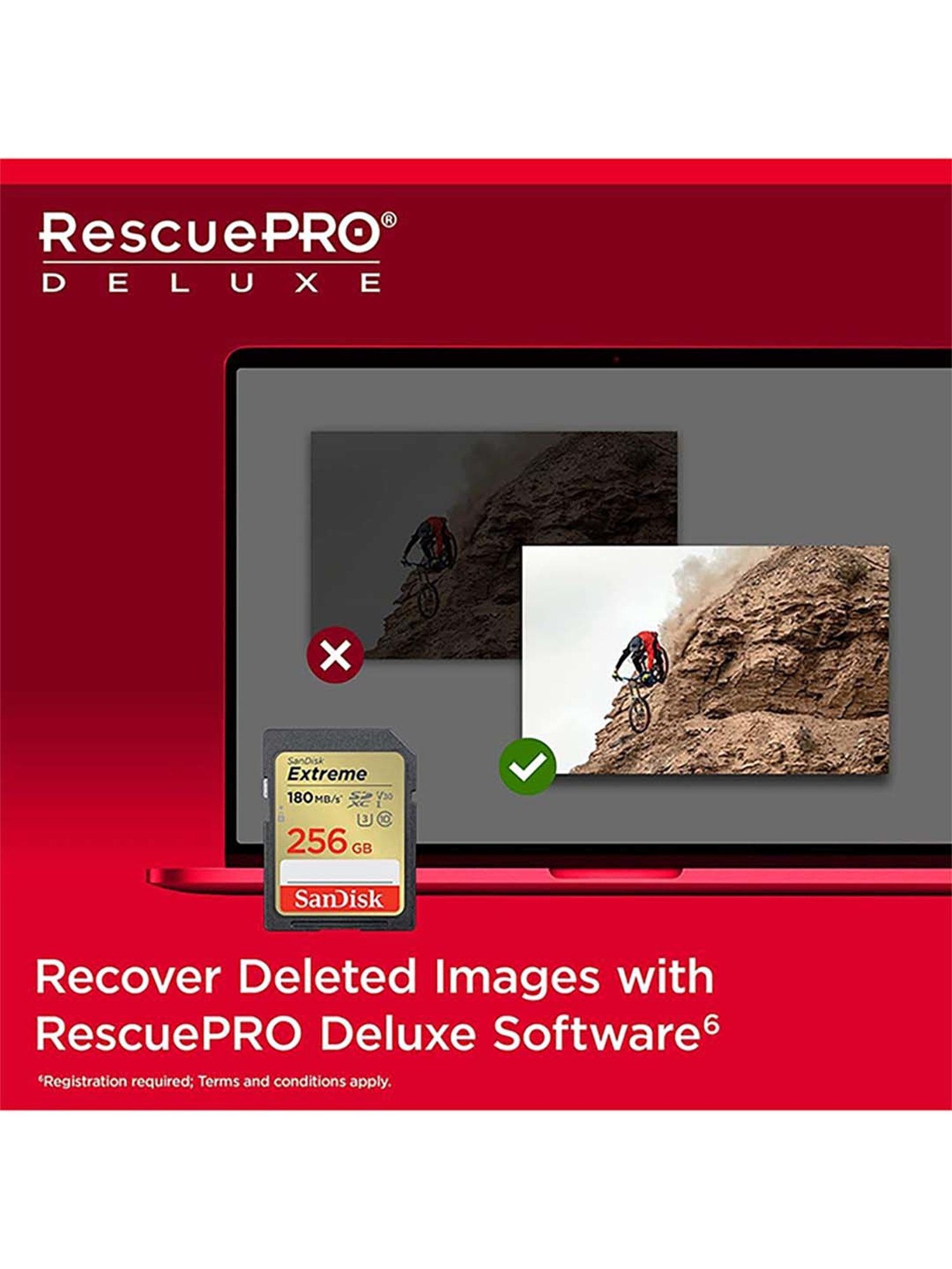 SanDisk Extreme SD UHS I 256GB Card for DSLR and Mirrorless Cameras (Black)