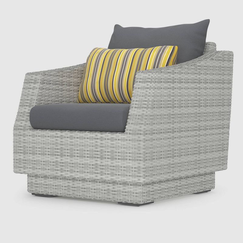 Cannes 8pc Outdoor Seating Set - Gray - RST Brands