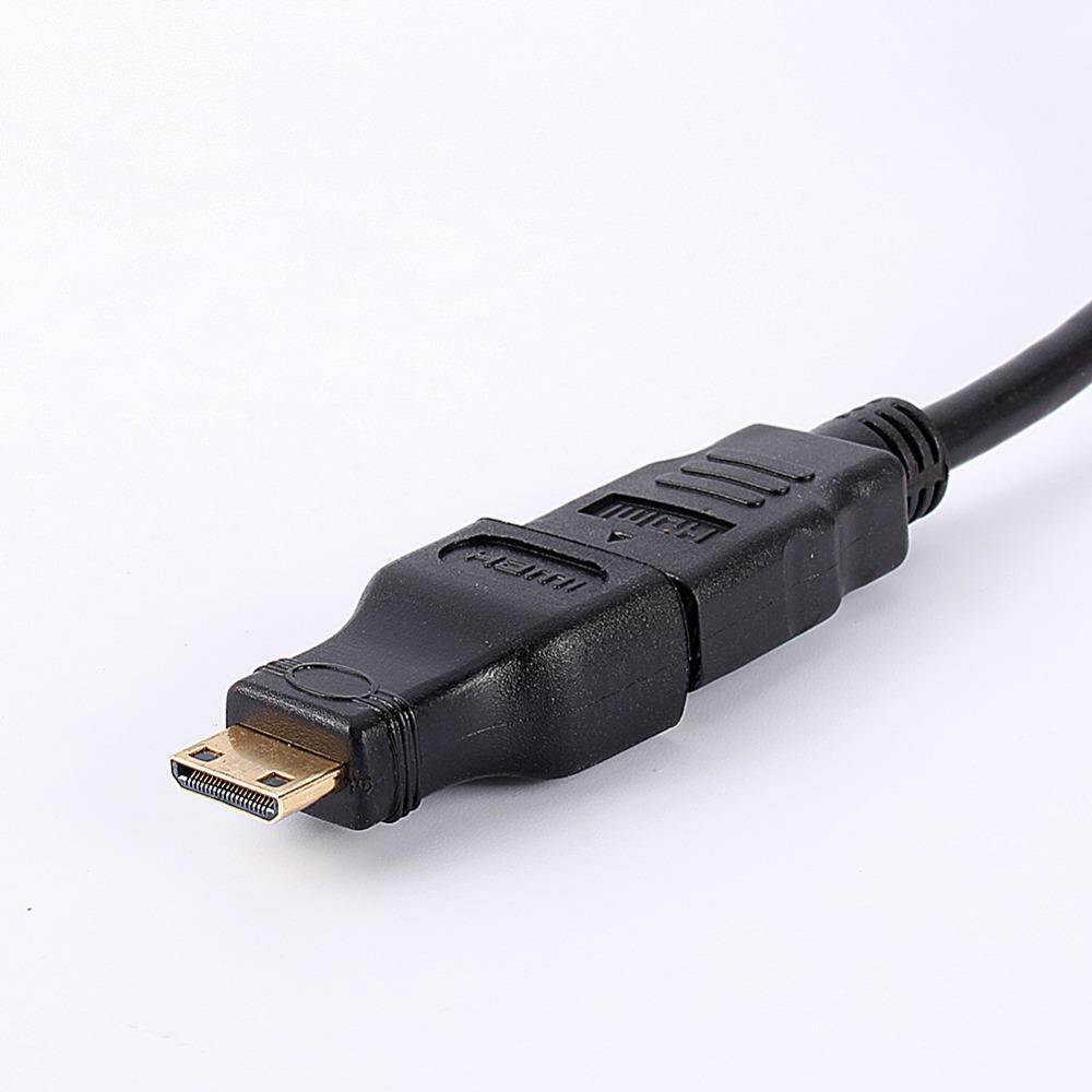 Full HD 3 In 1 HDMI TO HDMI Mini HDMI Micro HDMI Cable V1.4 Gold-plating Adapter Converter for Xbox 360 HDTV 1080P Mobile etc