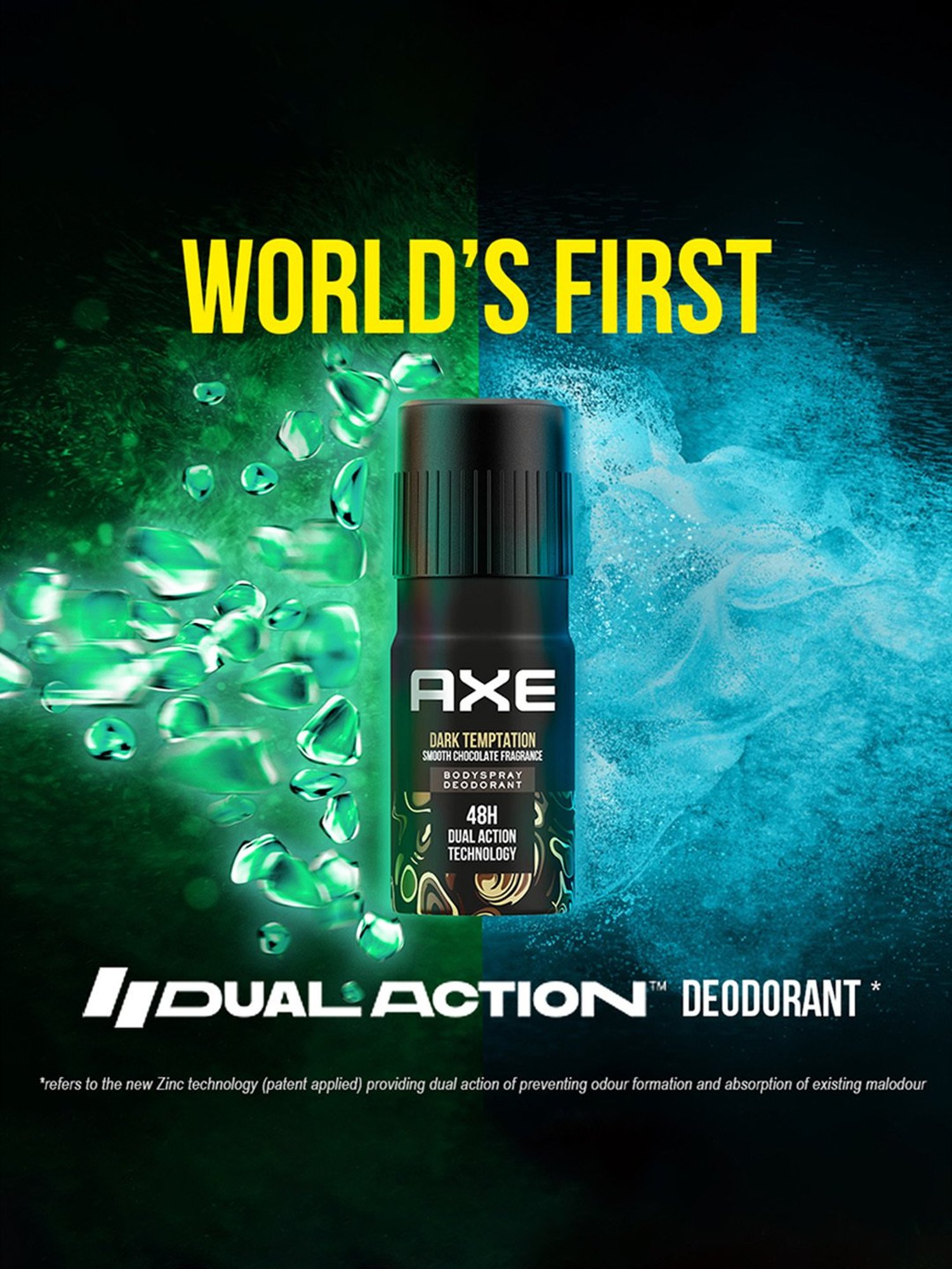 Axe Dark Temptation Body Spray Deodorant - 150 ml