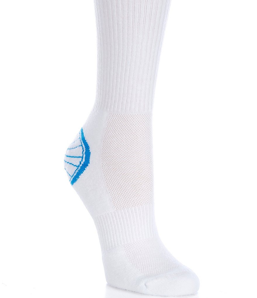 HUE Eco Sport Cycling Crew Socks, 2 Pack