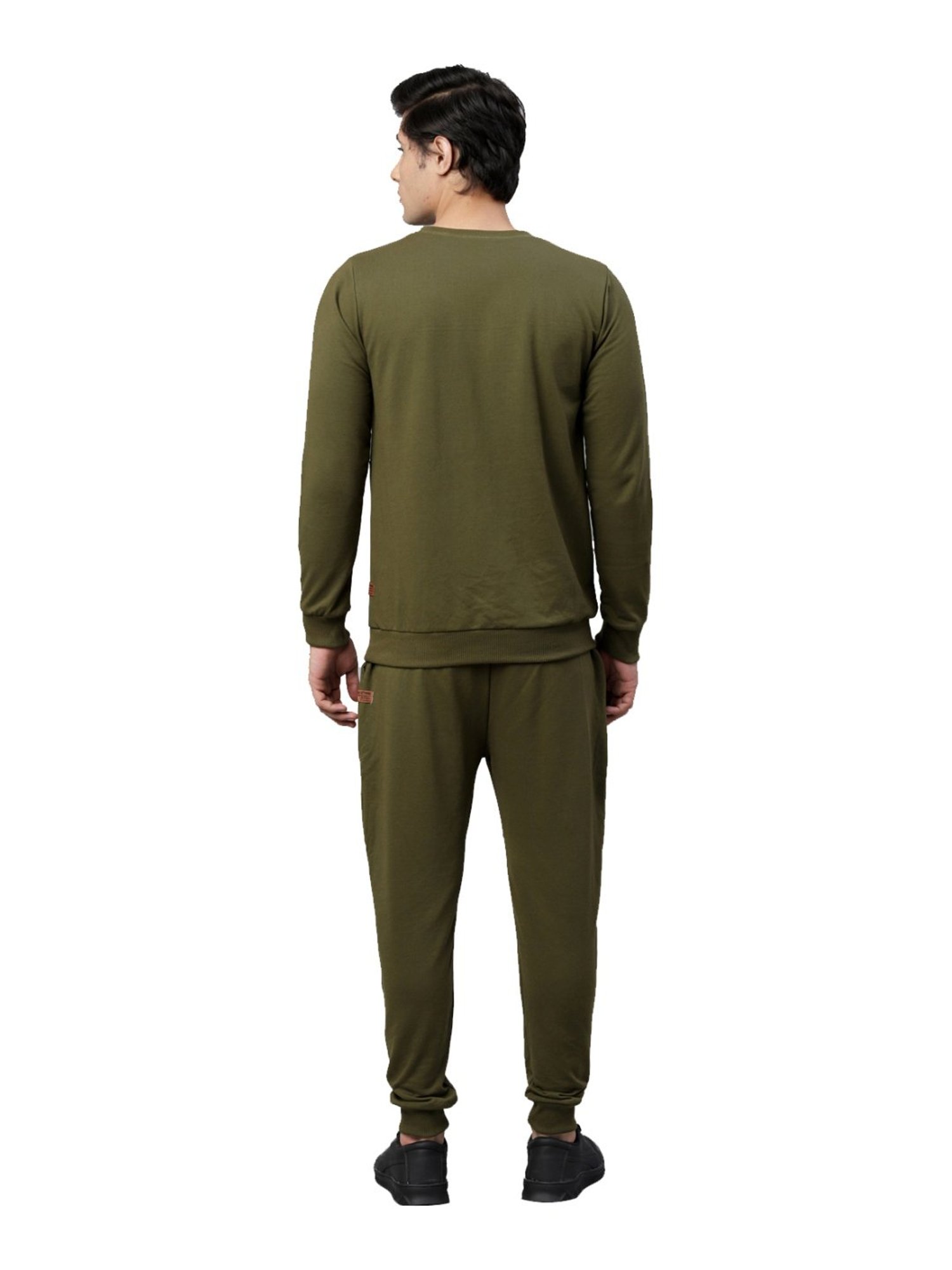 Rigo Olive Green Regular Fit Tracksuit