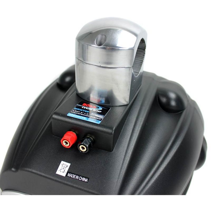 BOSS 6 x 9" 550W 4-Way Waketower Boat Marine Speaker Waterproof Black (4 Pack)