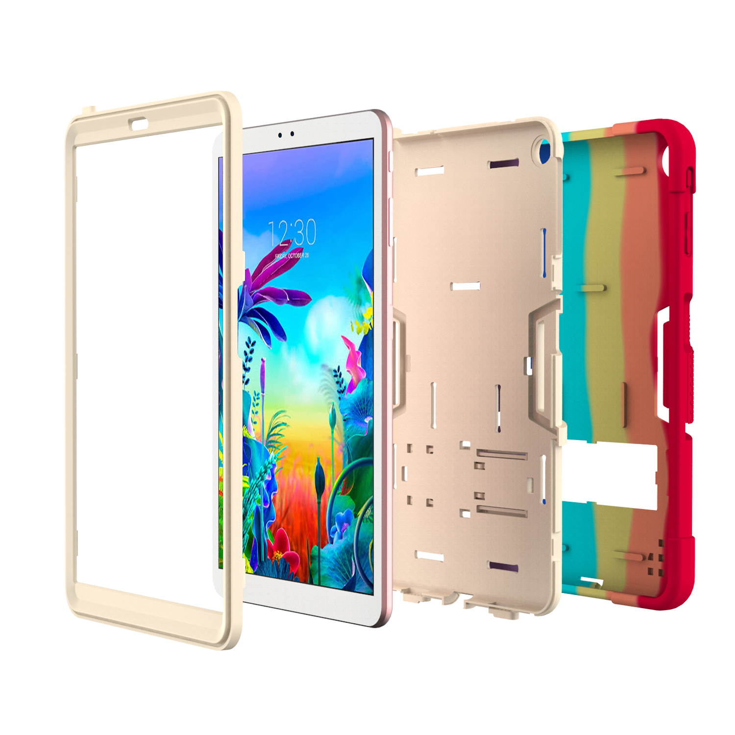 Mignova Case for LG G Pad 5 10.1" Case 2019,Heavy-Duty Drop-Proof and Shock-Resistant Rugged Hybrid case with Built-in Stand , for LG G Pad 5 10.1 inch FHD Tablet 2019