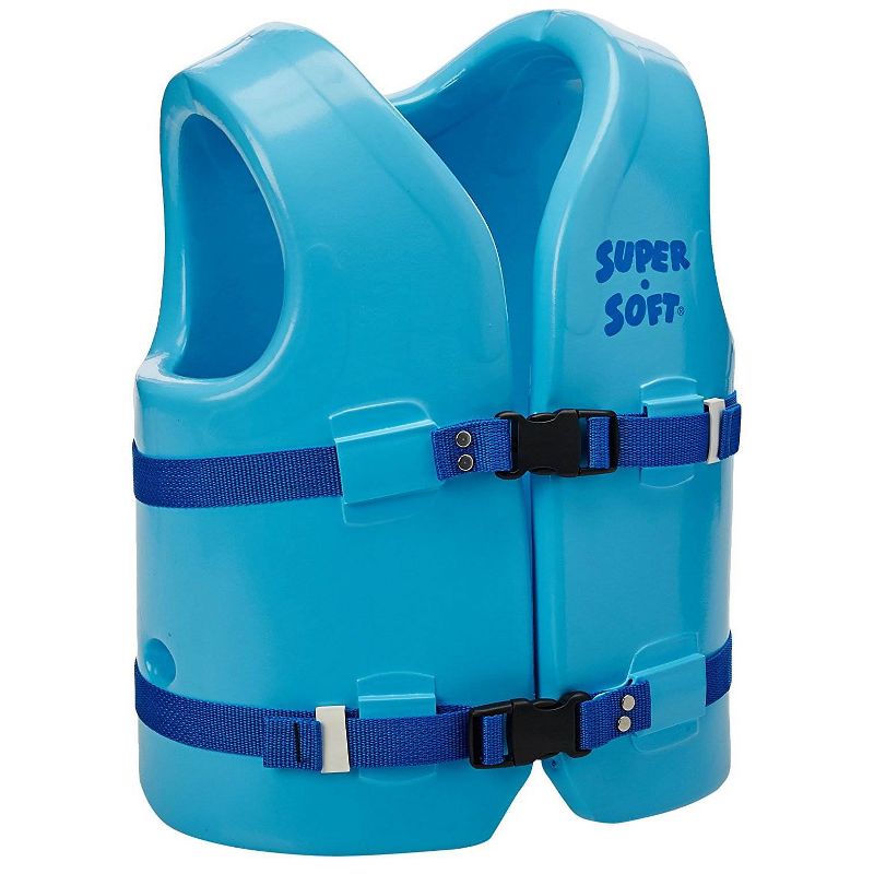 TRC Recreation Child's Vinyl Life Jacket Vest, 50 to 90Lbs, Medium Blue