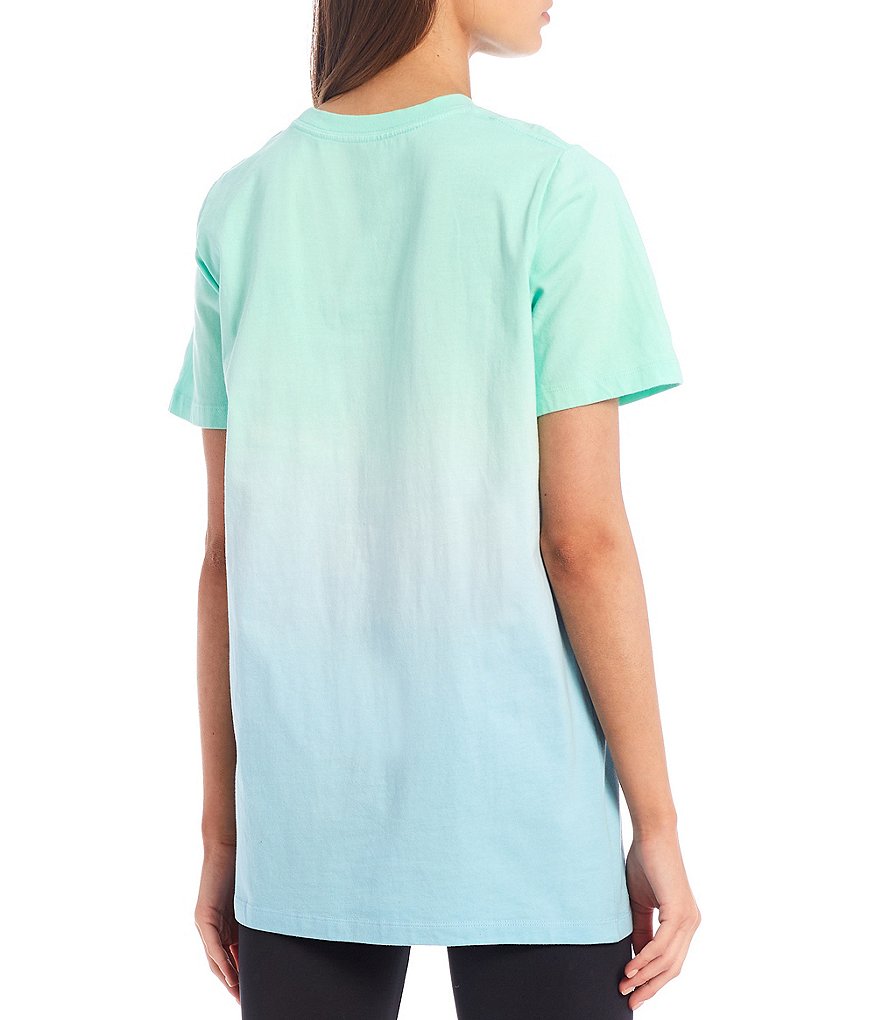Ivory Ella Short-Sleeve Ombre Graphic Pocket Tee