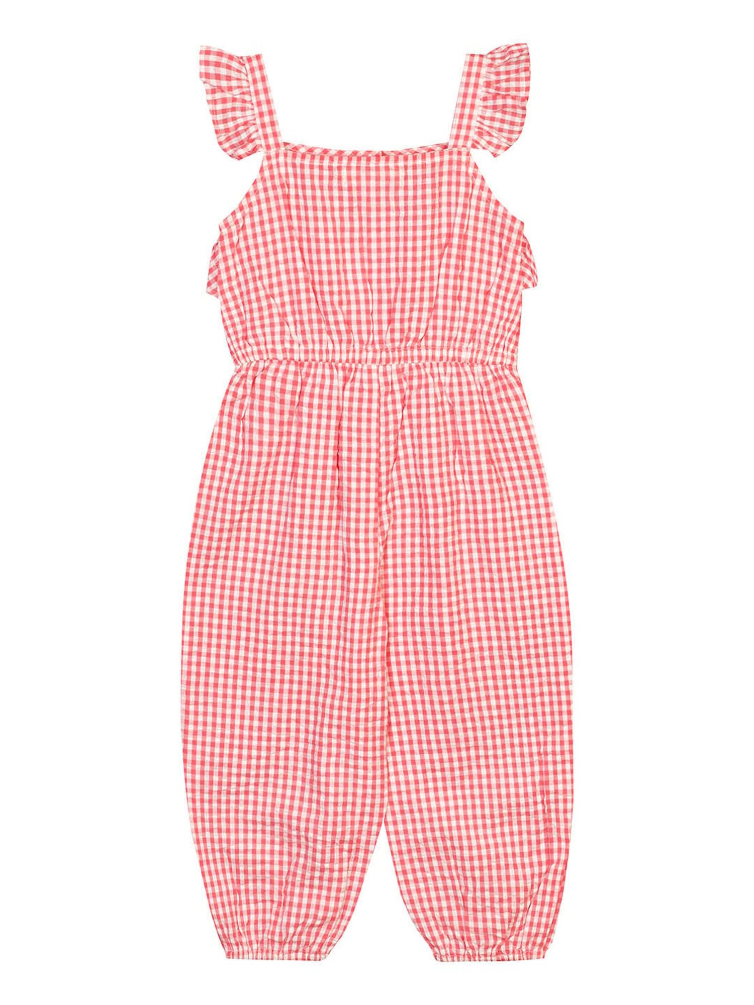 Budding Bees Kids Blue Ombre Jumpsuit with Attached Bow
