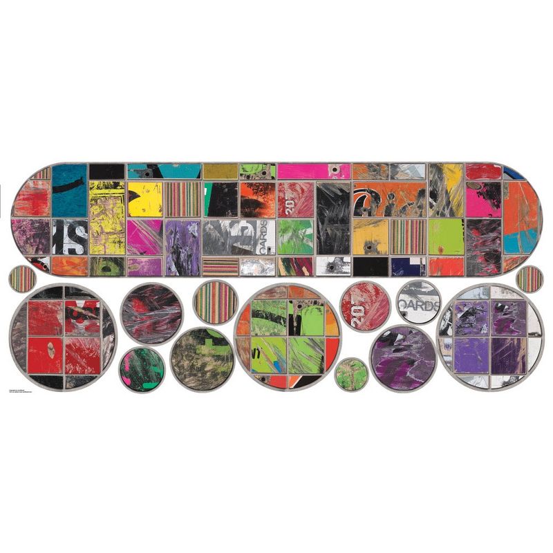Art Board Skateboard Circles Large Photo Wall Accent Set - Art of Board..