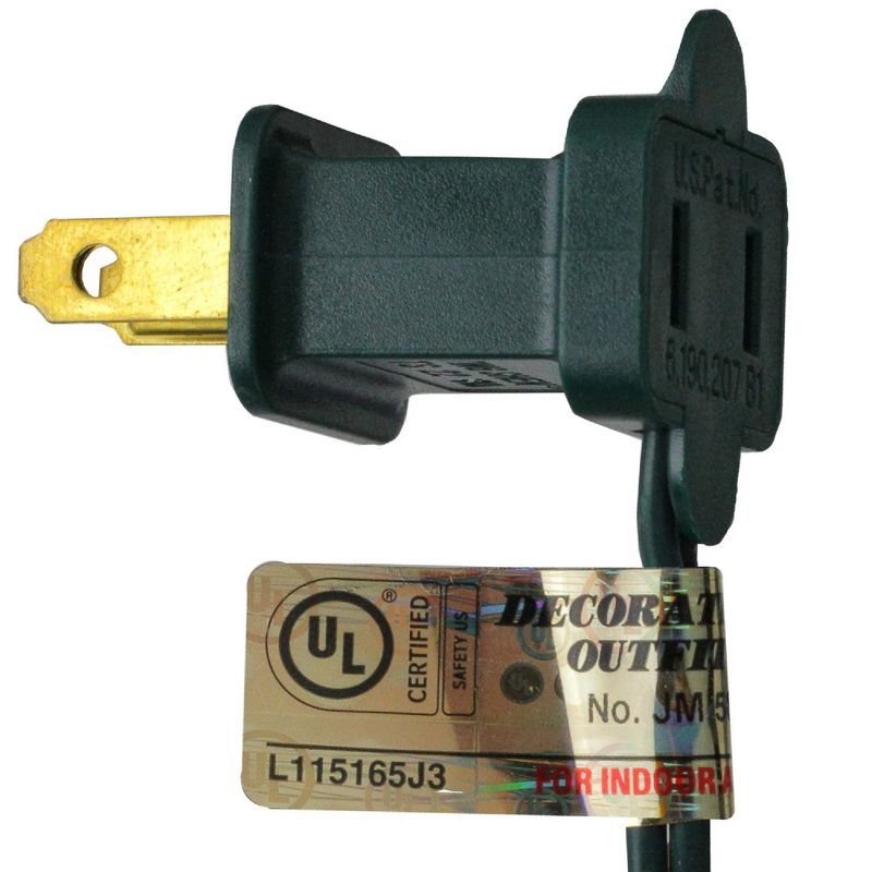 J. Hofert Co 120ct C6 LED 8-Function String Lights Multi-Color - 32' Green Wire