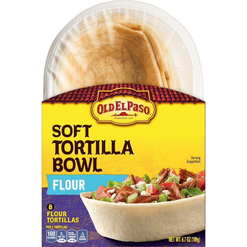 Old El Paso Stand 'n Stuff Flour Tortillas - 6.7oz/8ct