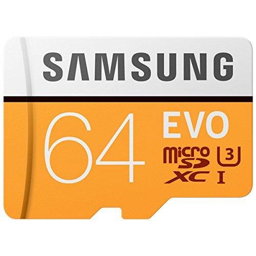 Samsung 64GB MicroSD XC Class 10 Grade 3 UHS-3 Mobile Memory Card for Samsung Galaxy S7 & S7 Edge S8 & S8 Plus & SD Memory Card Reader