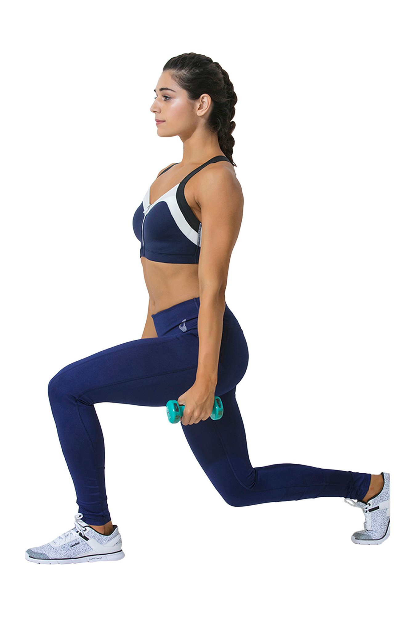 Zelocity by Zivame Blue Non Wired Padded Sports Bra