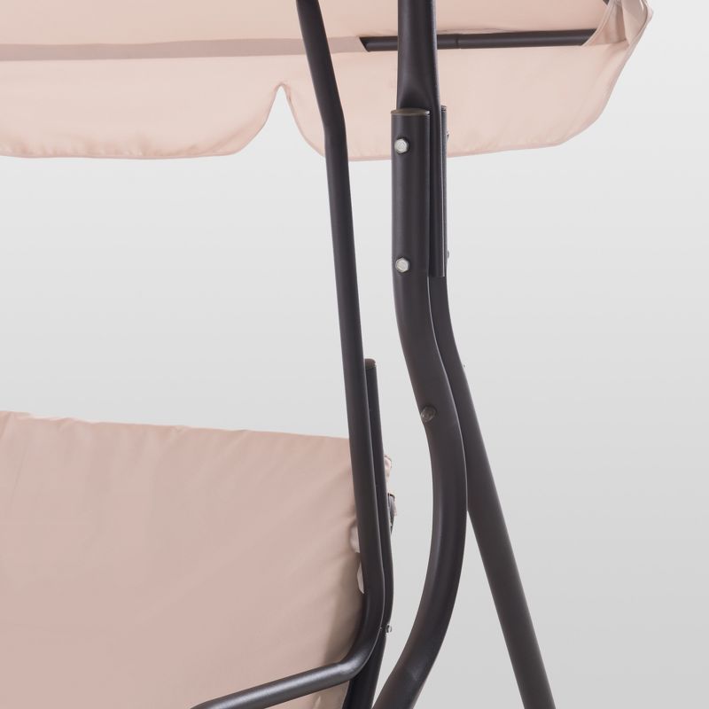 Clio Porch Swing - Beige - Sunjoy