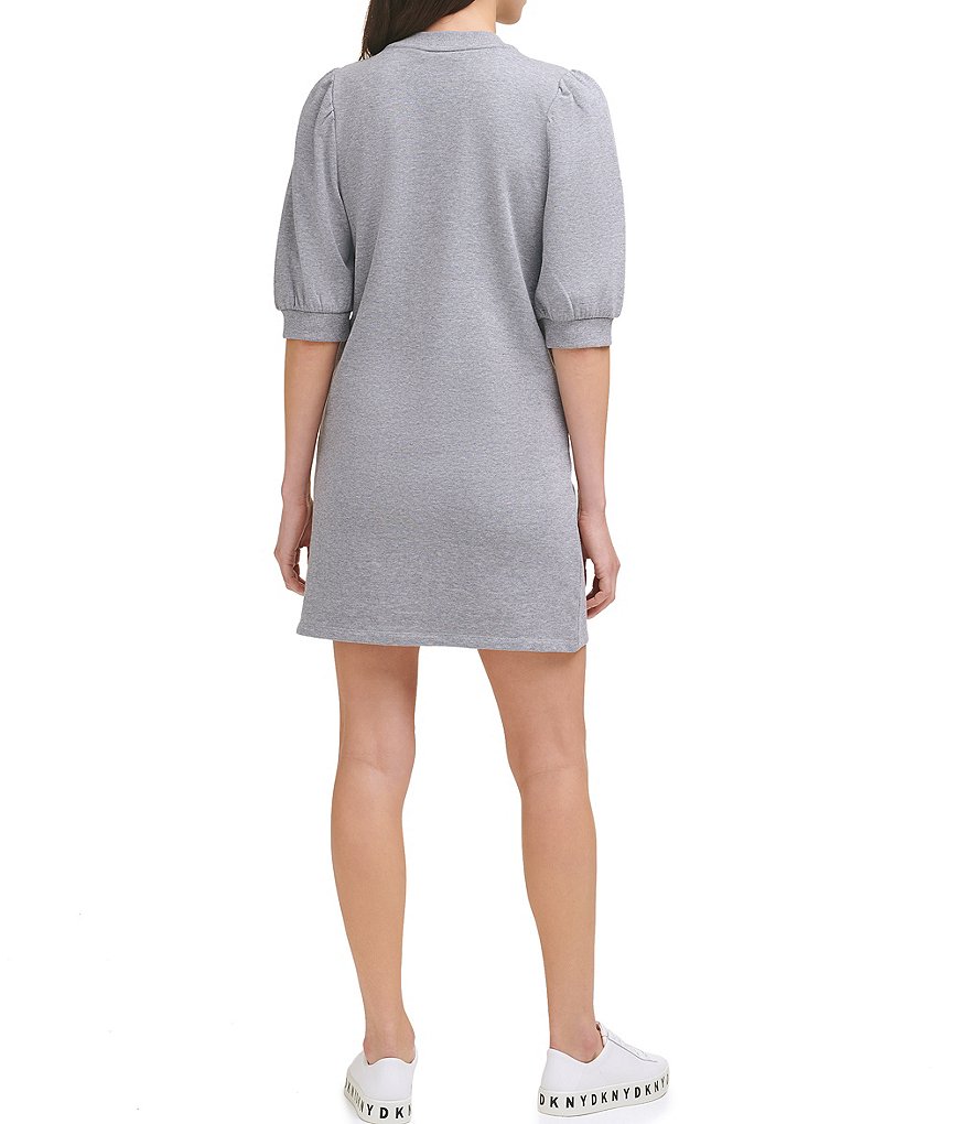 Eliza J Mock Halter High Neck Tiered Midi Dress