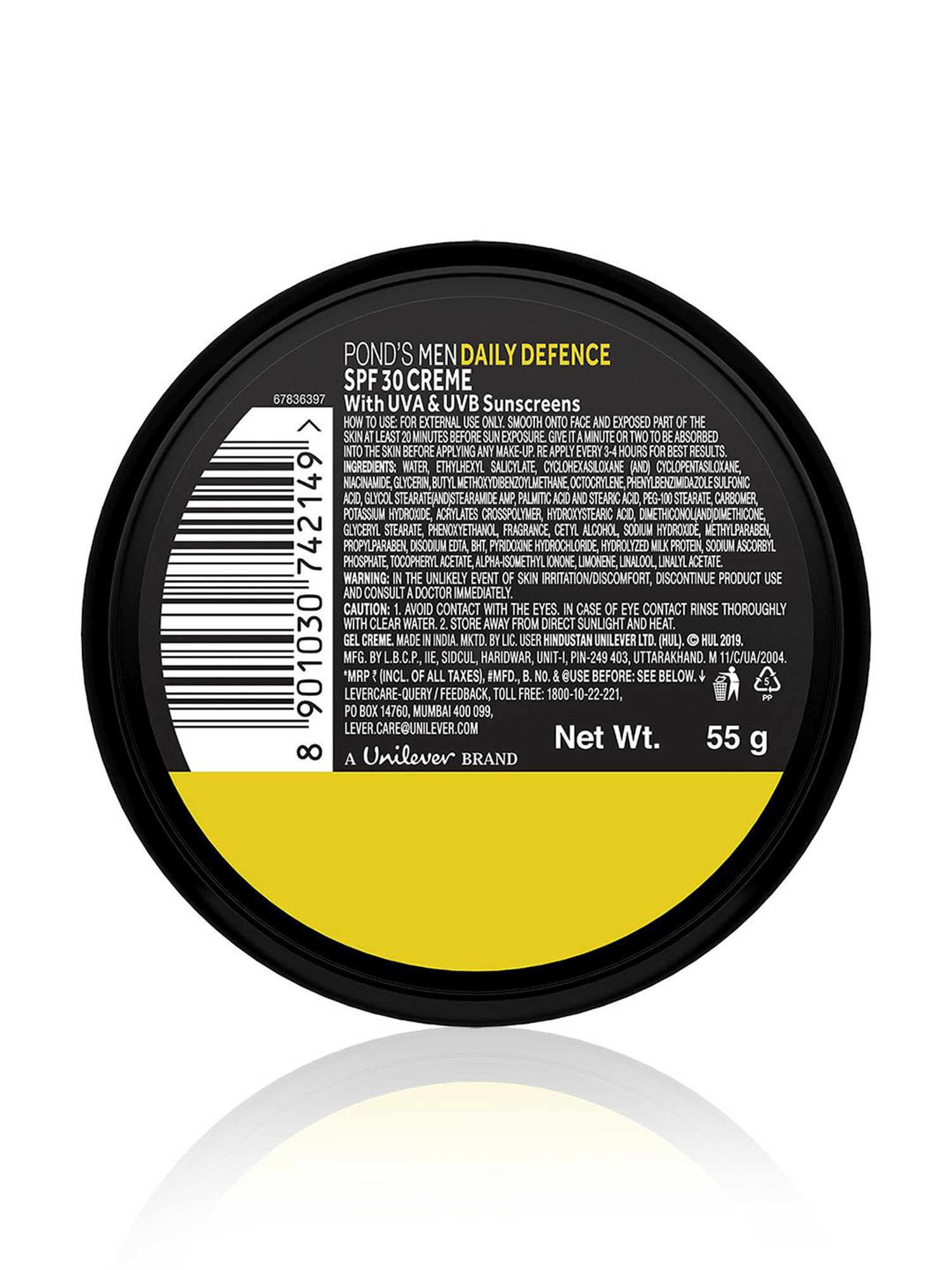 Pond's Men Daily Defence SPF 30 Face Creme - 55 gm