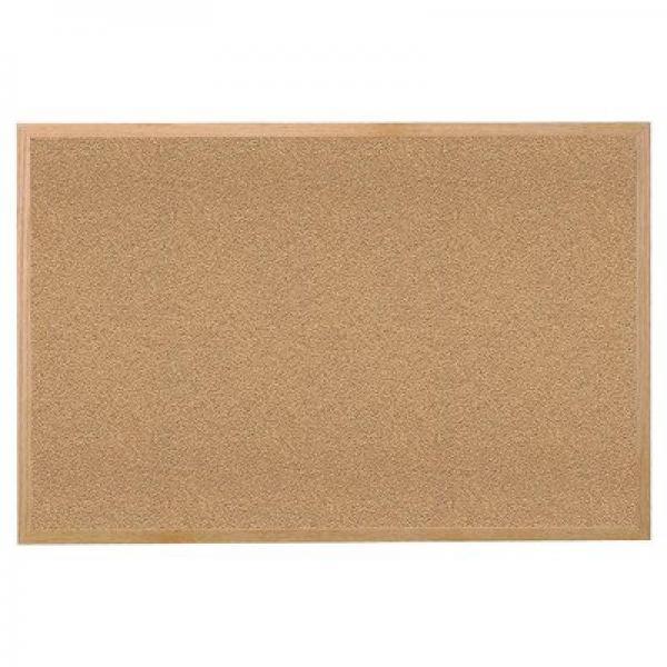 Ghent Push-Pin Bulletin Board, Cork, 48-1/2"H x 72-1/2"W, Natural   WK46