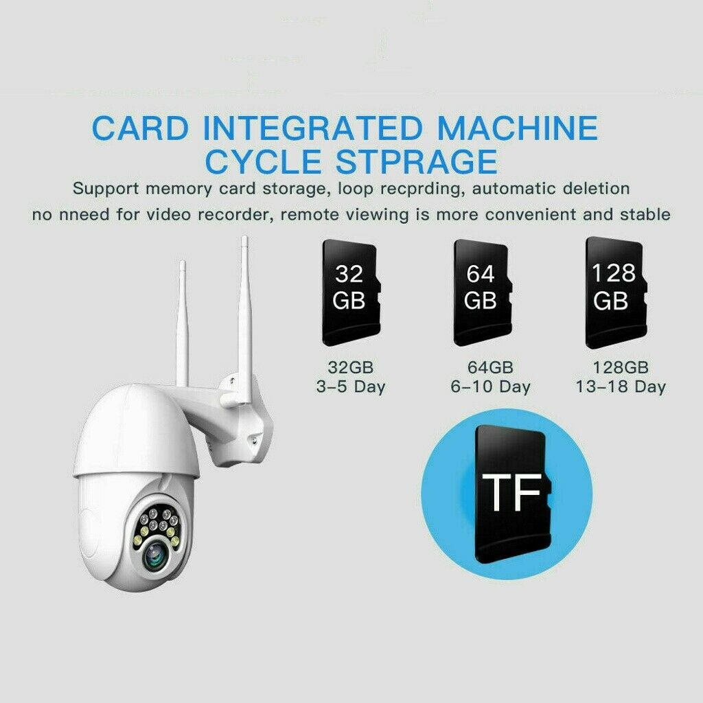 Wireless Outdoor Security Camera, 1080P HD 360 Degree Rotation WiFi Security Camera Wireless for Home Surveillance System with Color Night Vision, PIR and Radar Dual Detection, 2-Way Audio