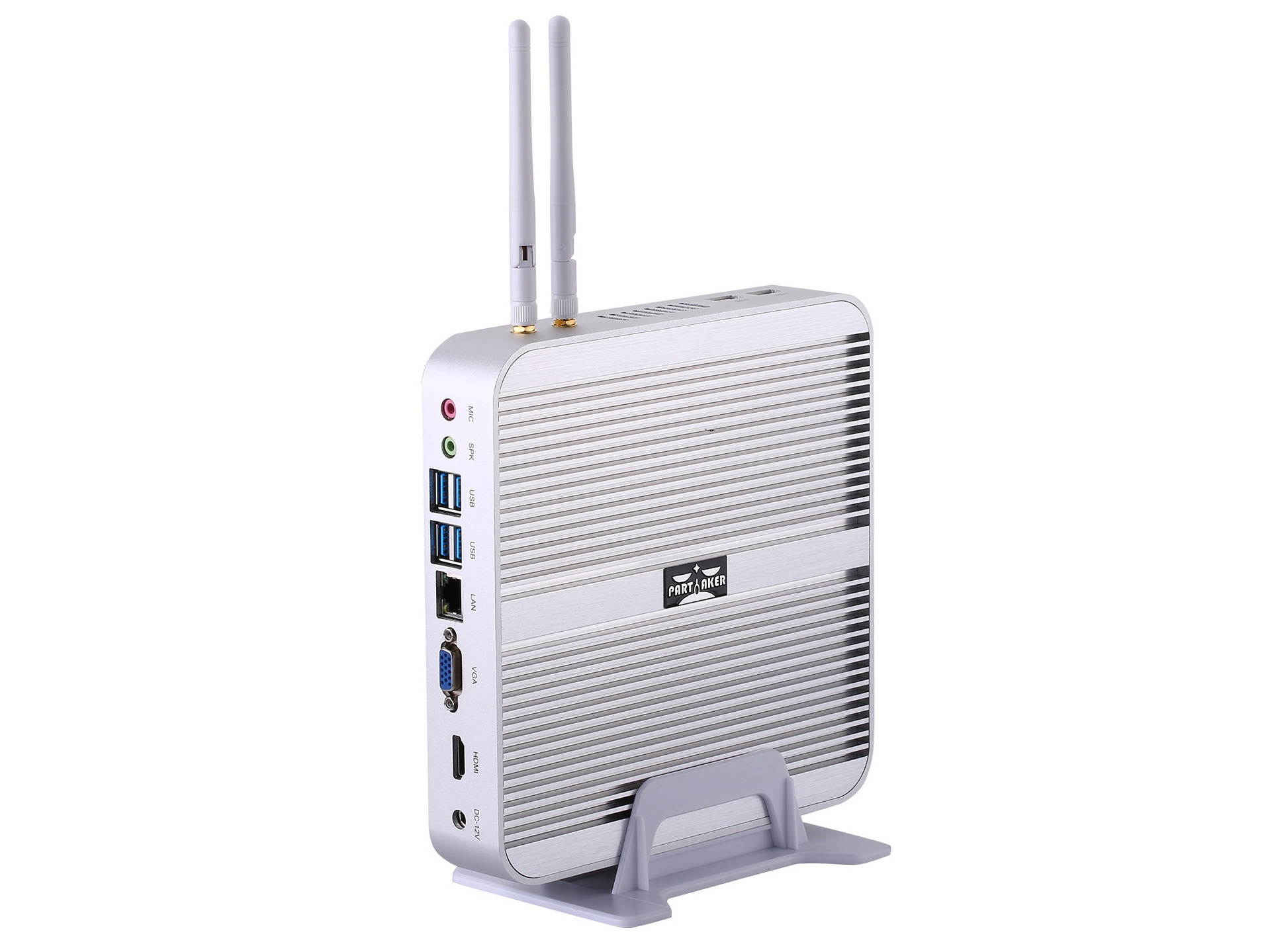 Fanless Mini PC Intel Core i3 8145U Mini Computer 2*DDR4 mSATA M.2 NVMe WIN10 Mini PC with HD VGA USB 16GB Ram 128GB SSD