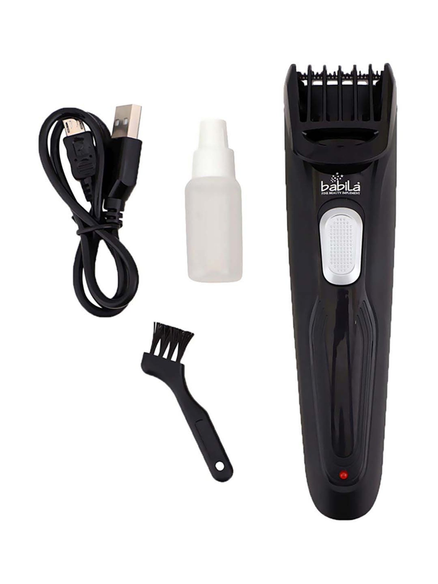 Babila BBT-E27 Boss USB Charging Beard Trimmer (Black)