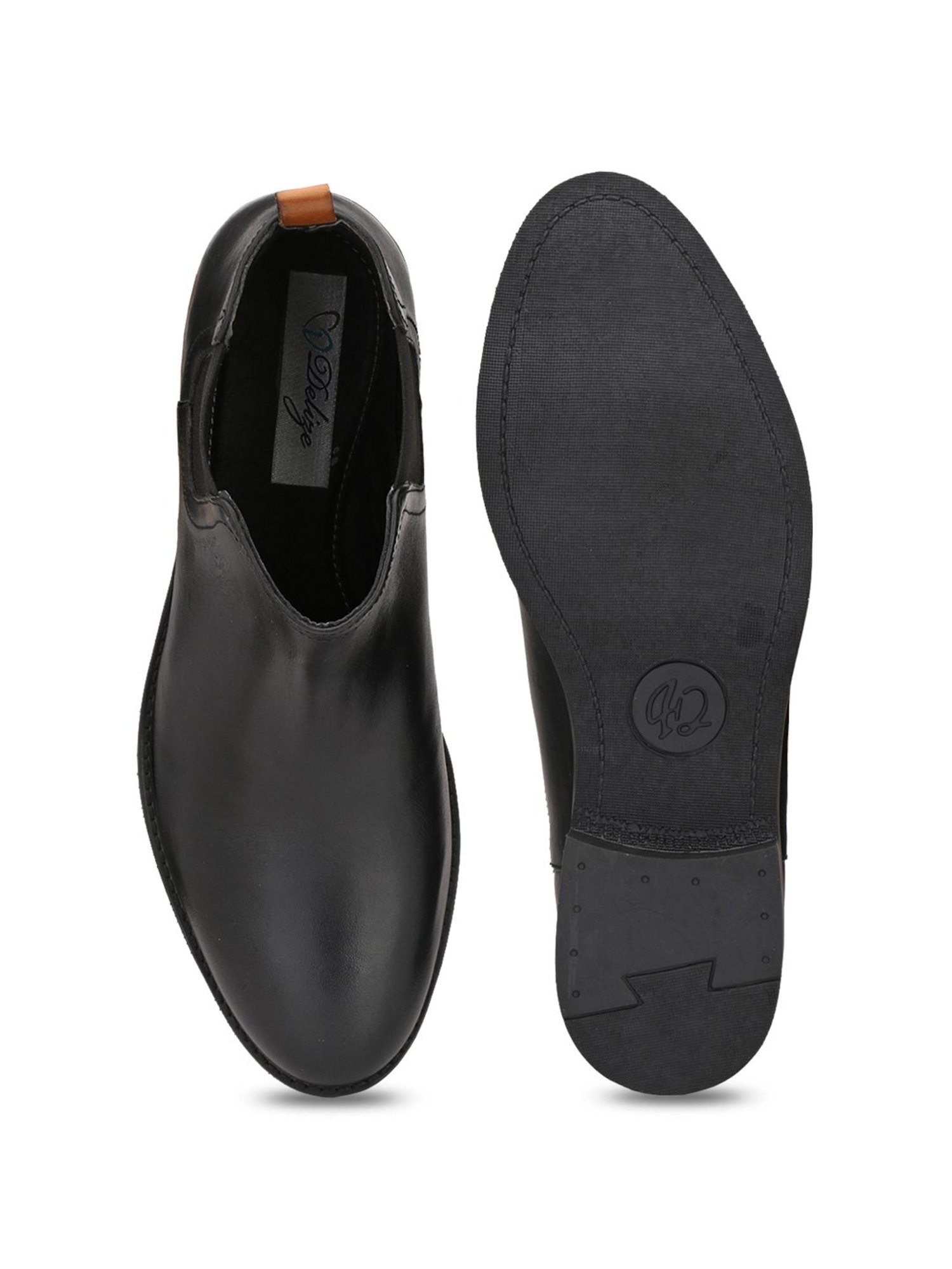 Delize Men's Black Chelsea Boots