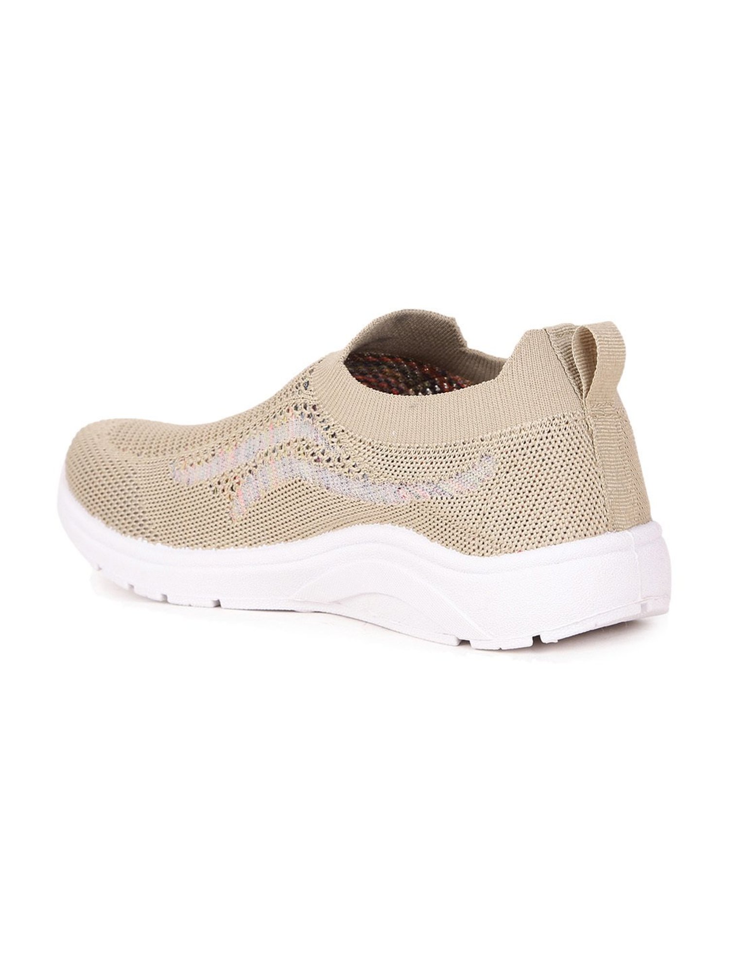 Bata Women's Beige Walking Shoes