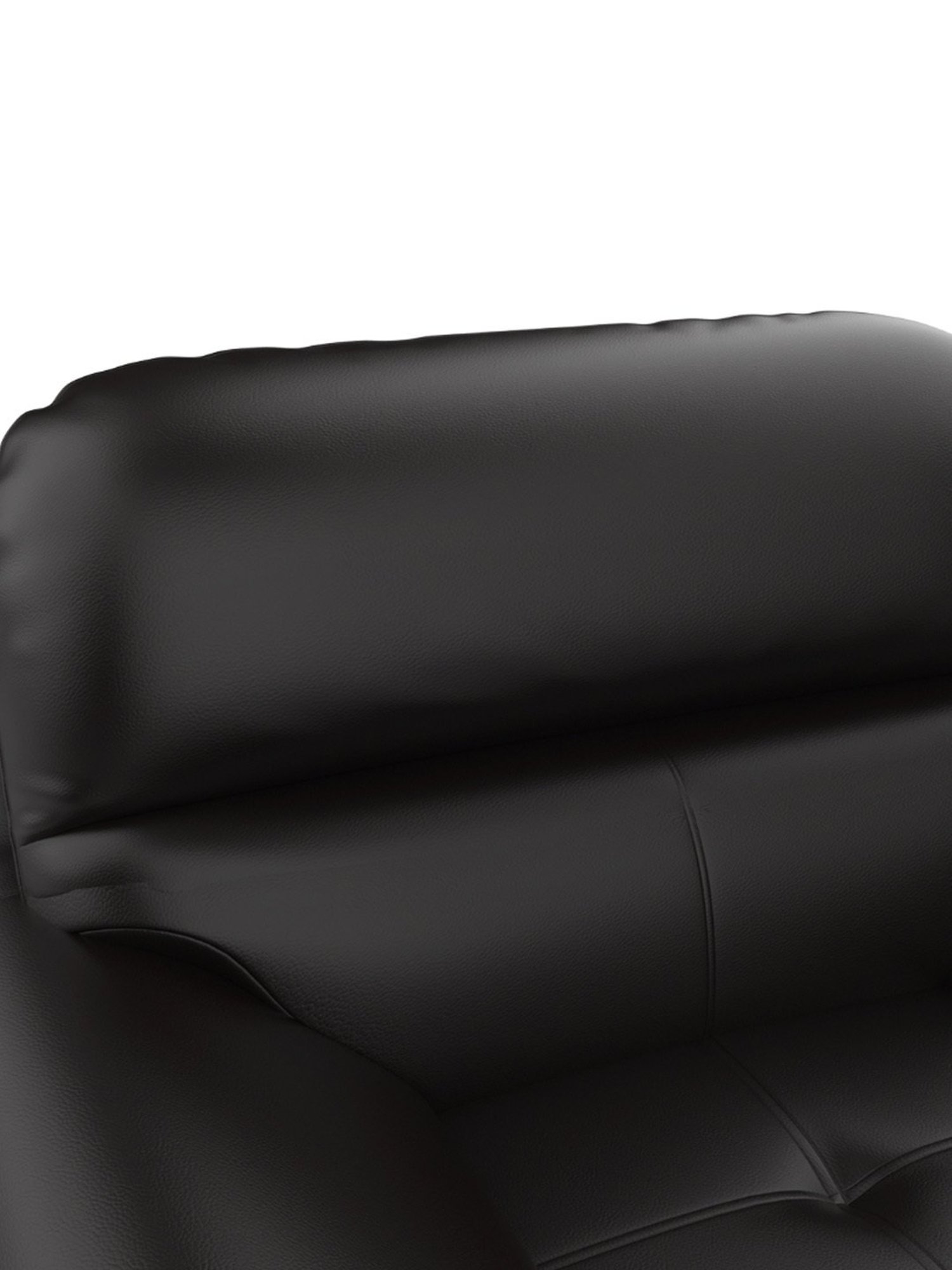 Godrej Interio Euro V2 Coffee Brown Leatherette 1 Seater Sofa