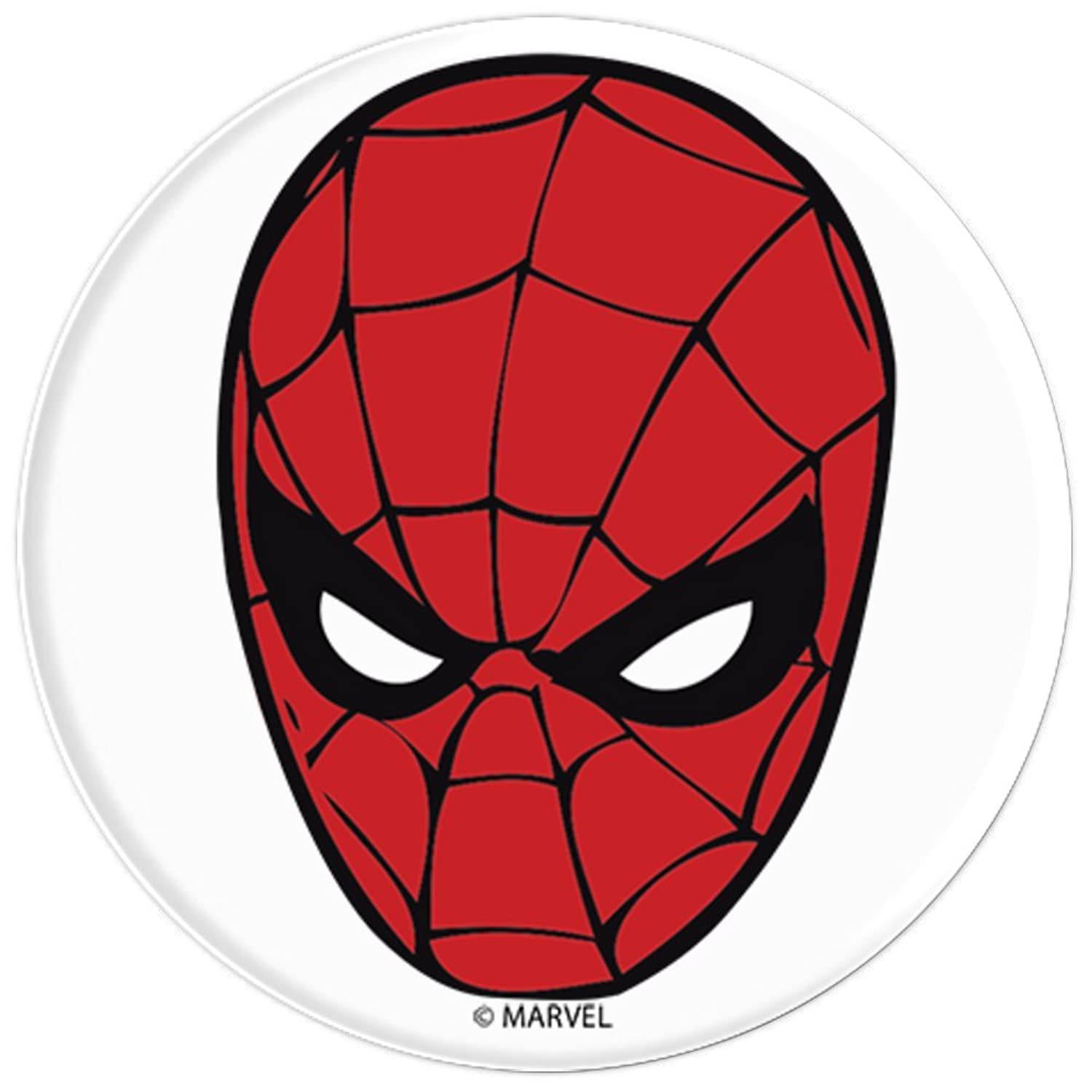Marvel Spiderman Portrait Head PopSockets Grip and Stand for Phones and Tablets