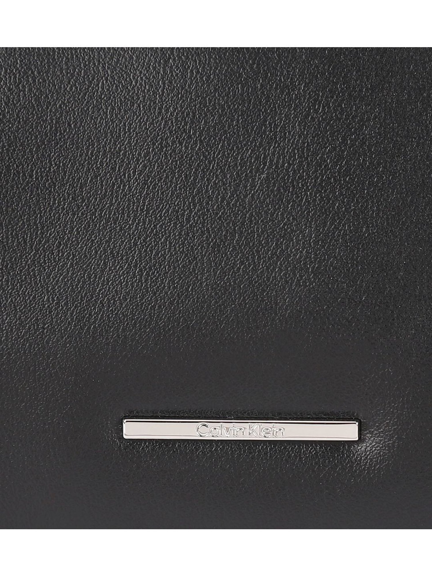 Calvin Klein Black natural Medium Bowler Bag