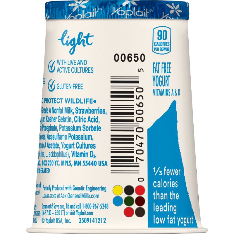 Yoplait Light Strawberry Yogurt - 6oz