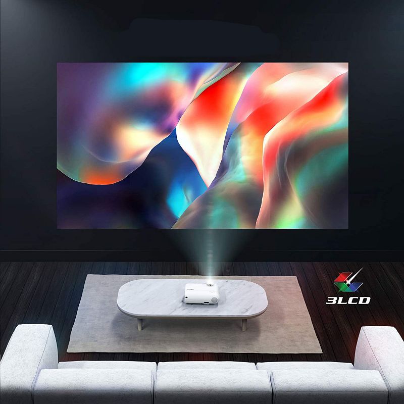 Yaber V2 Mini Wifi Projector Full HD 1080P and 200 Supported, Portable Wireless Mirroring Projector for iOS Android TV  Stick PS4 PC Home & Outdoor