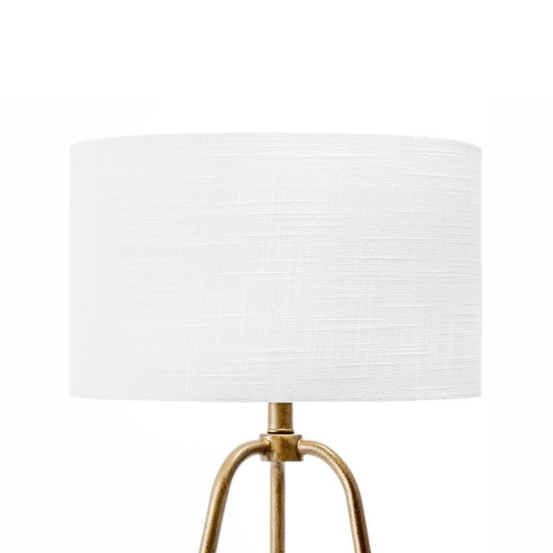 nuLOOM Captiva 26" Metal Table Lamp Lighting - Brass 25.5" H x 14" W x 14" D