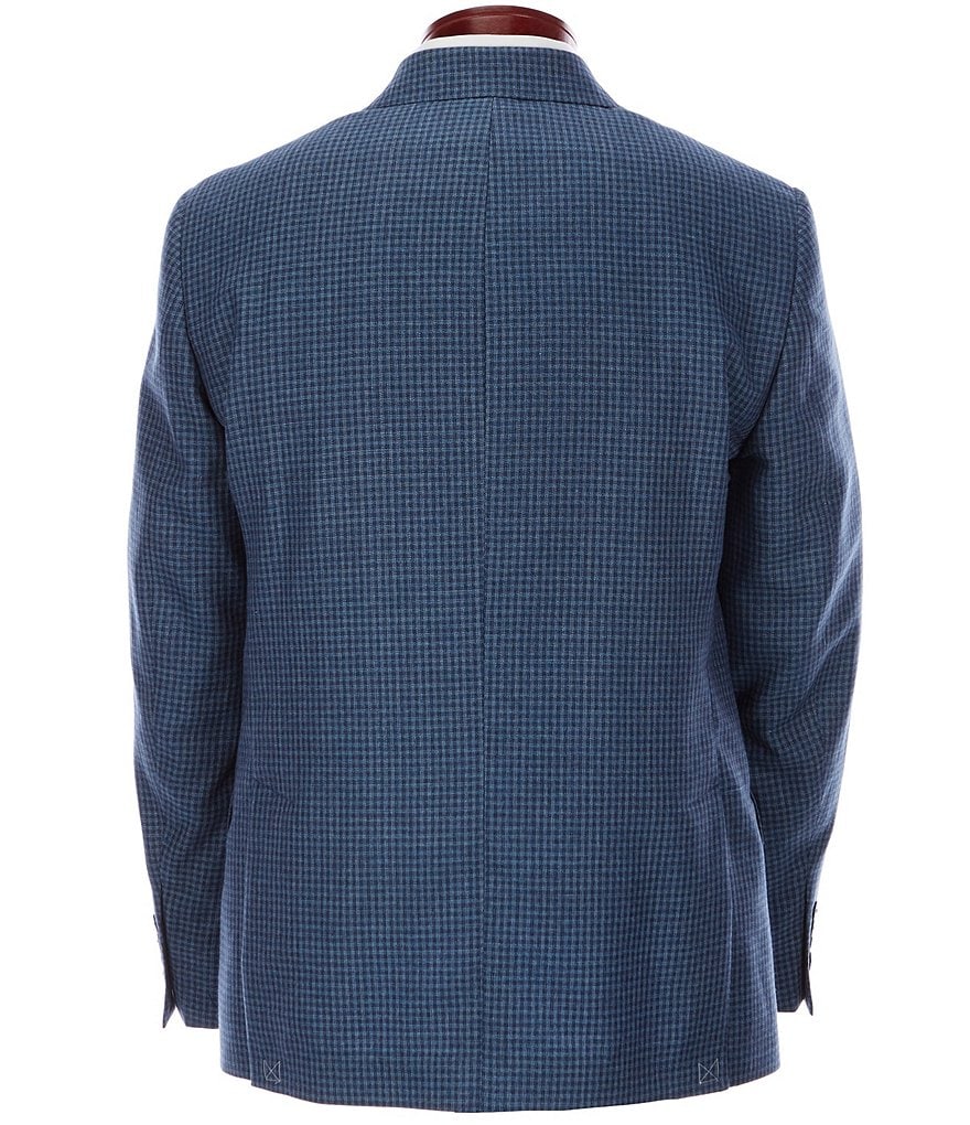 Psycho Bunny Slim Fit Checked Wool Blend Sportcoat