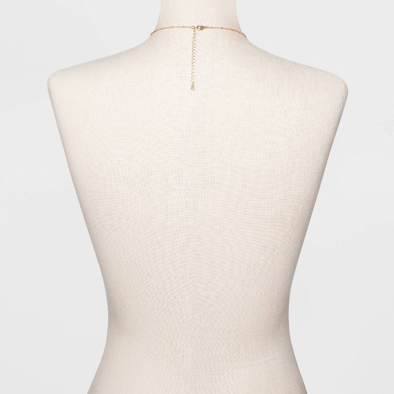 Bars with Pendant Necklace - A New Day™ Gold