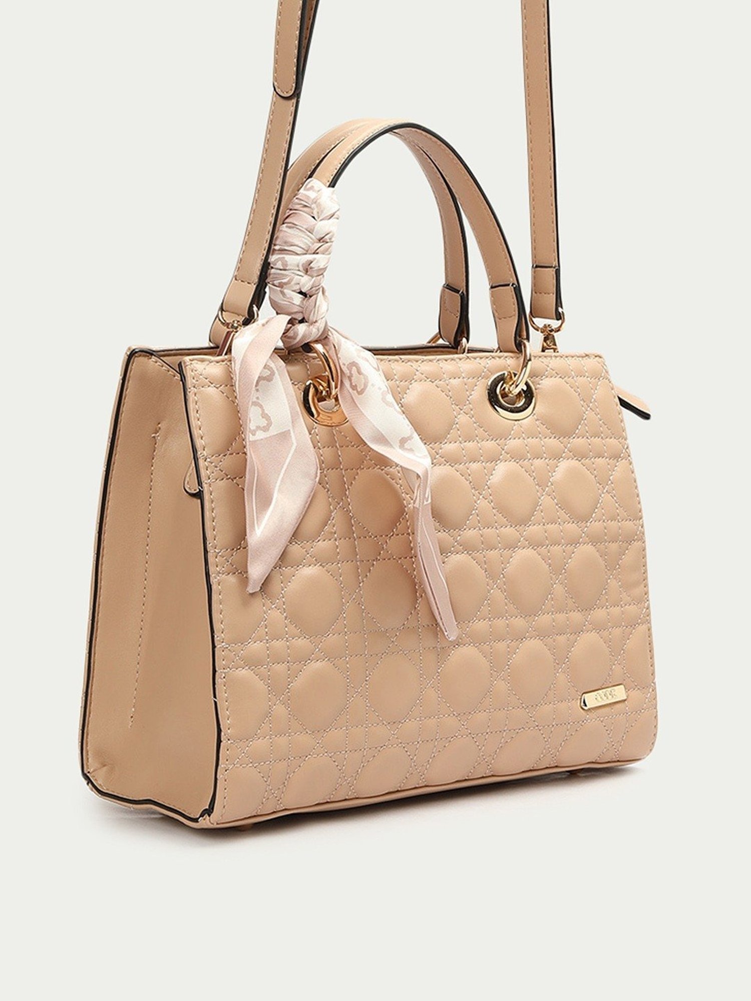 Code by Lifestyle Pink Textured Handbag